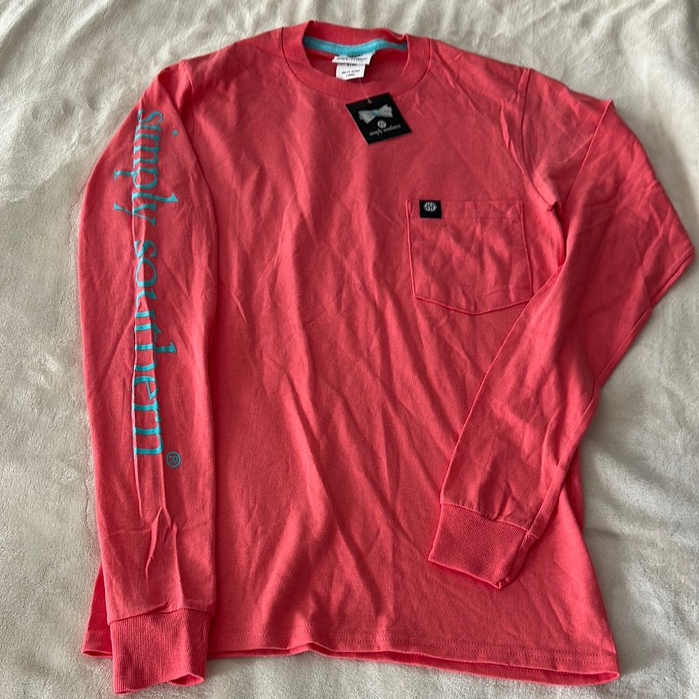 Simply Southern Pink Long Sleeve Tee